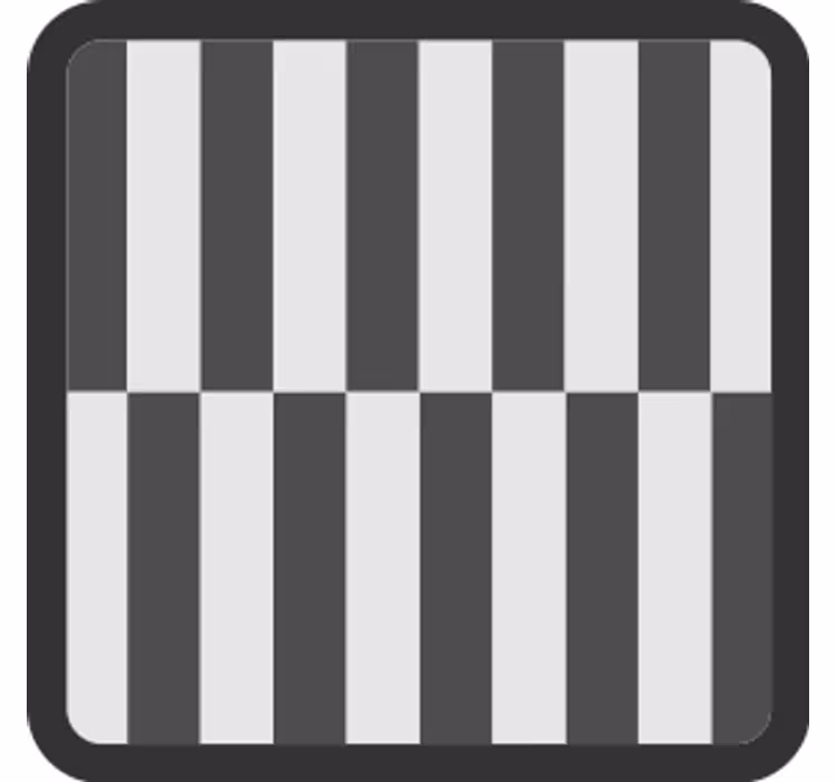 Dessous de verre motif rayé - TenStickers