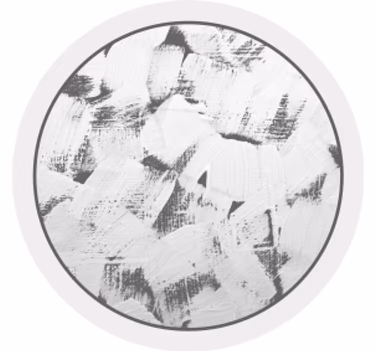 Dessous de verre coups de pinceau monochromes abstraits - TenStickers