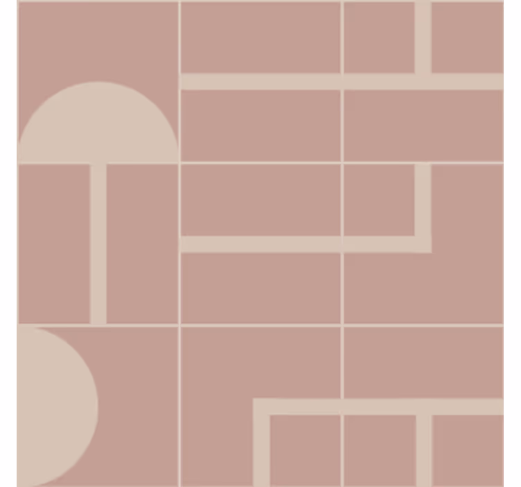 Dessous de verre surface à motifs géométriques - TenStickers