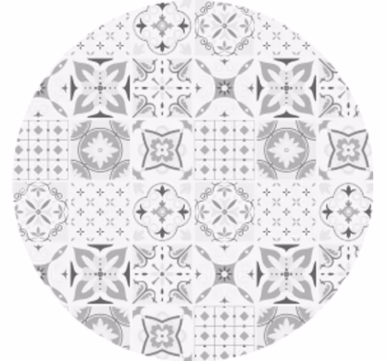 Dessous de verre arrangement floral géométrique - TenStickers