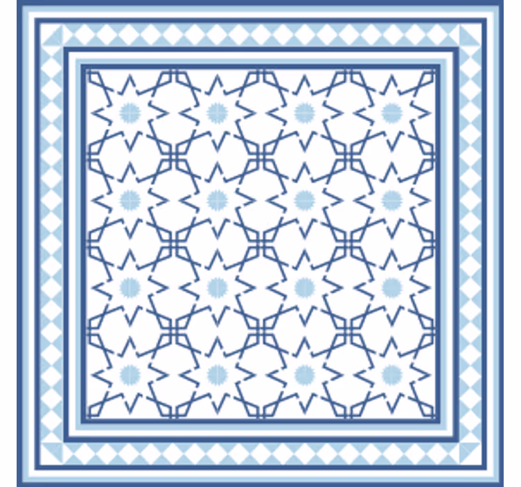 Dessous de verre motif forme géométrique - TenStickers