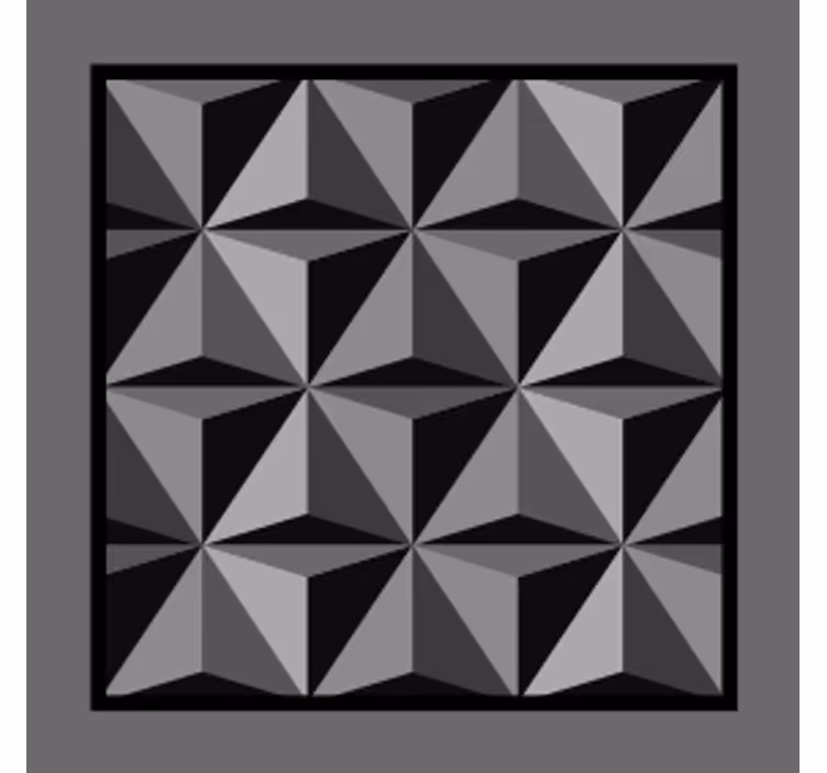 Dessous de verre motif formes géométriques - TenStickers
