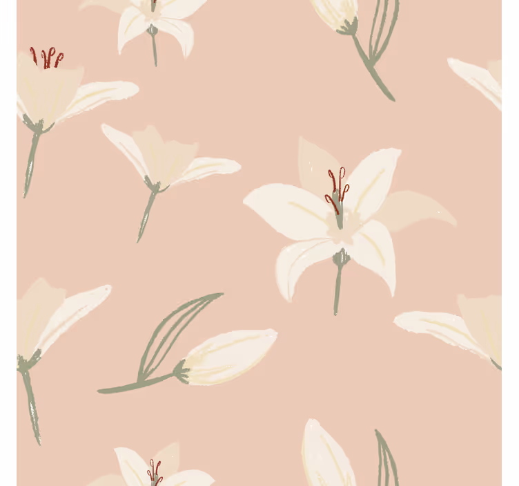Dessous de verre geek Élément floral élégant - TenStickers