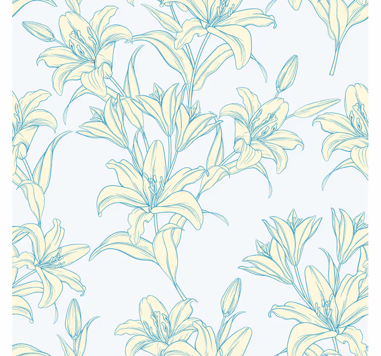Dessous de verre Élégance motif floral - TenStickers