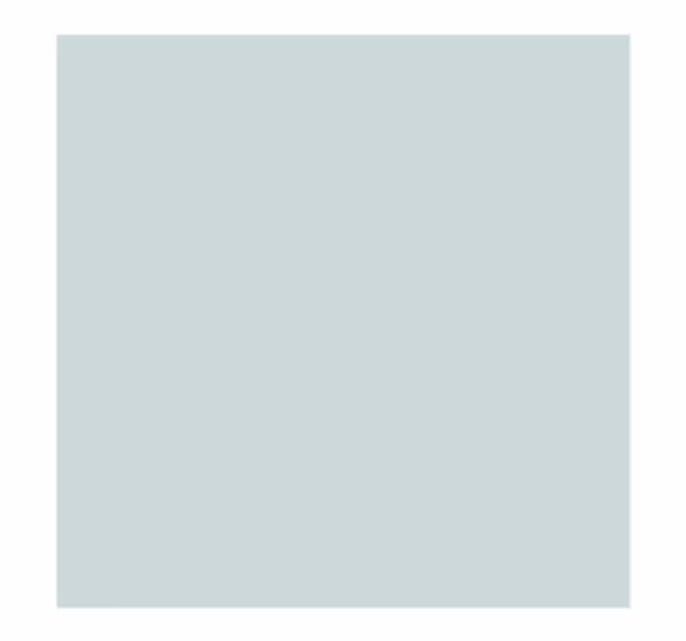 Dessous de verre bière pièce carrée bleu clair - TenStickers
