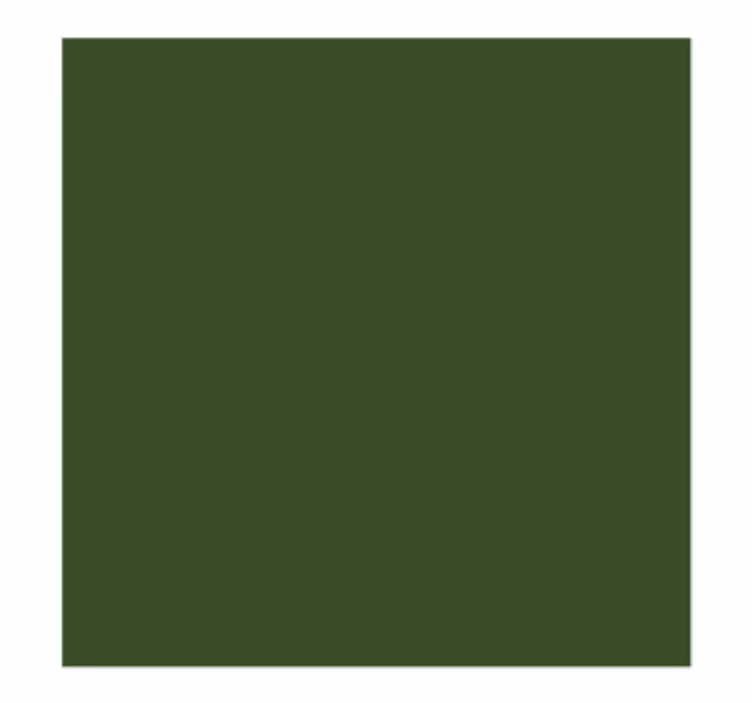 Dessous de verre moderne surface verte carrée - TenStickers