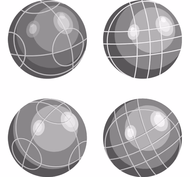 Dessous de verre pétanque - TenStickers
