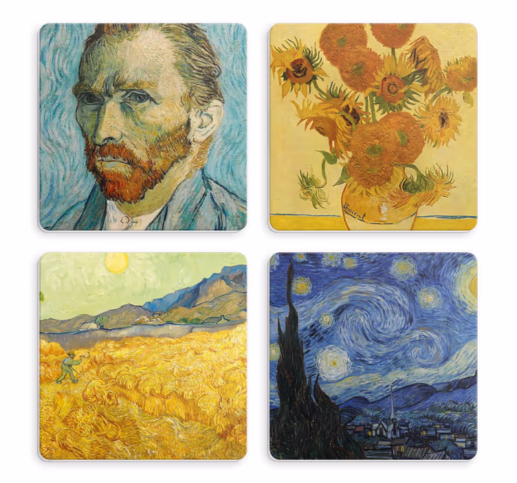 Dessous de verre art de Van Gogh - TenStickers