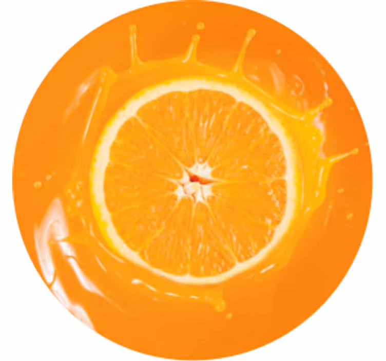 Dessous de verre de jus d'orange - TenStickers