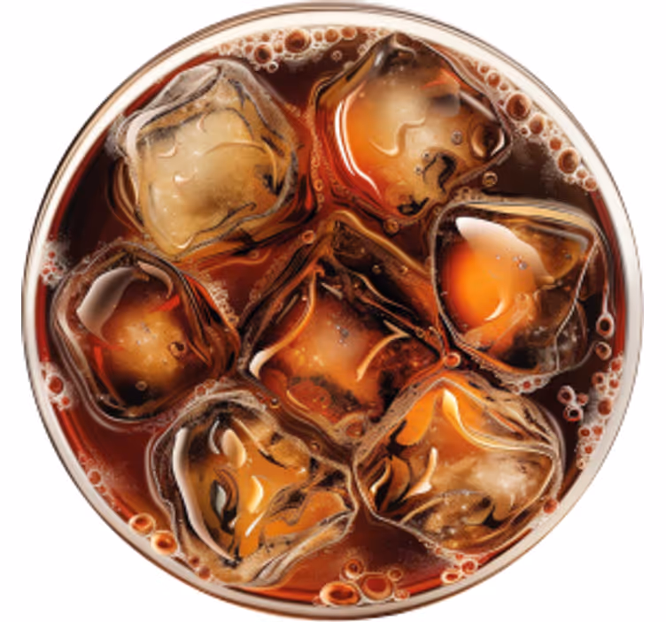 Dessous de verre boisson au cola - TenStickers