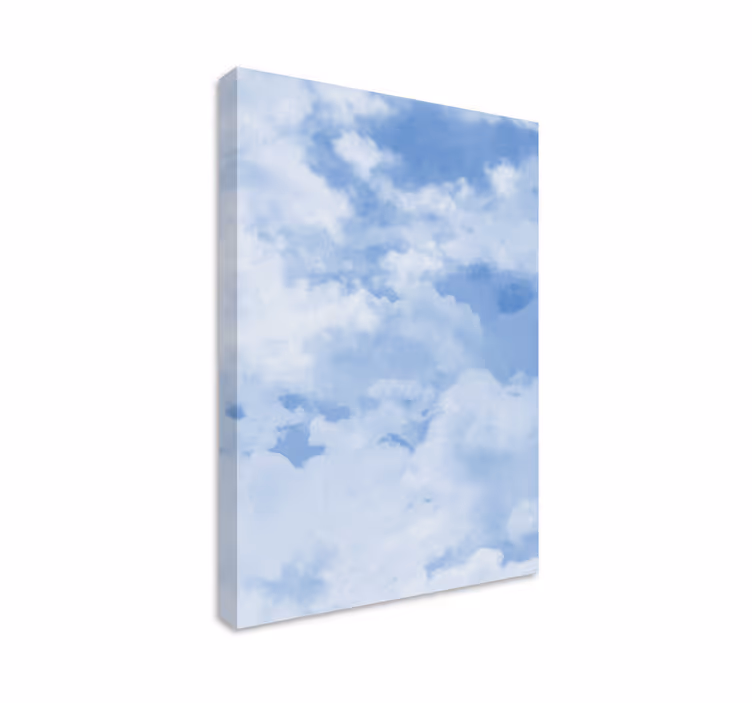 Tableau bleu texture de ciel bleu doux - TenStickers