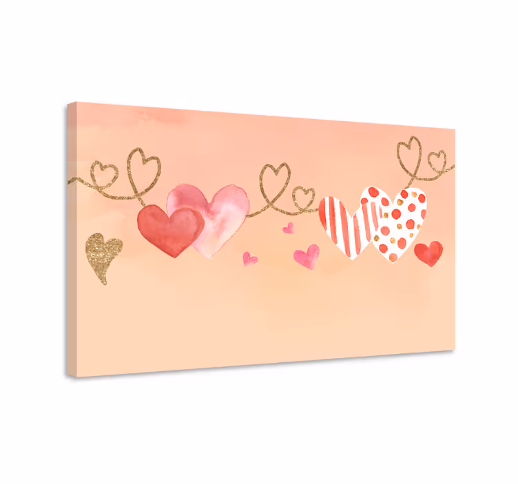 Tableau mariage cœur d'amour - TenStickers