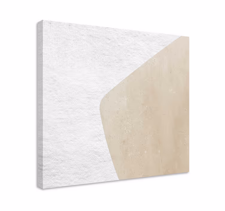 Tableau beige minimaliste - TenStickers