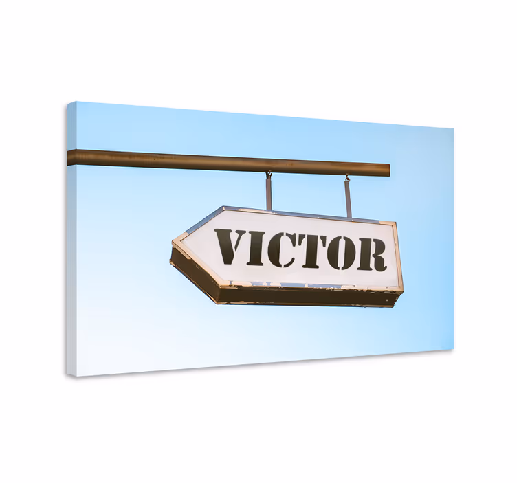 Tableau personnalisé Signe  - TenStickers