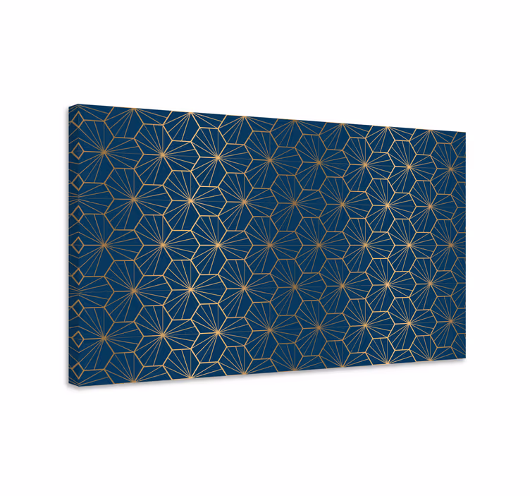 Tableau géométrique toile à motifs géométriques - TenStickers