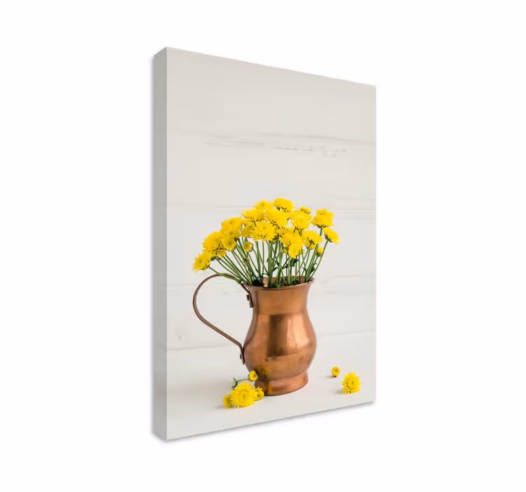 Tableau fleurs et plantes arrangement fleur d'or - TenStickers
