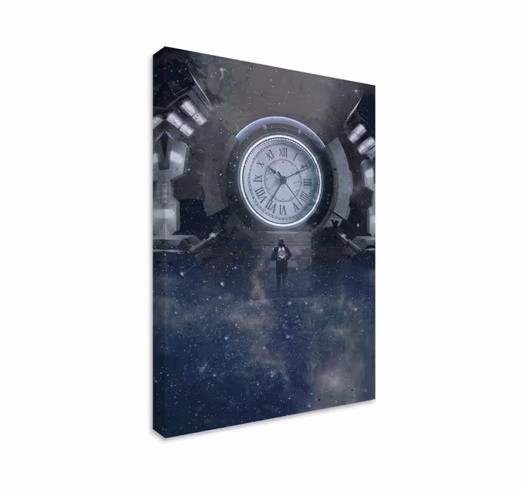 Tableau musique voyage dans le temps - TenStickers