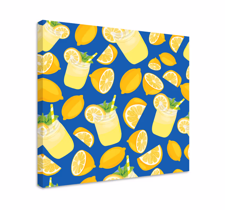 Tableau fruits limonade et agrumes - TenStickers