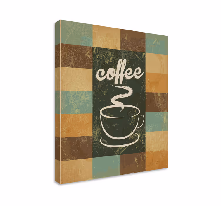 Tableau citation inspiration de l'heure du café - TenStickers