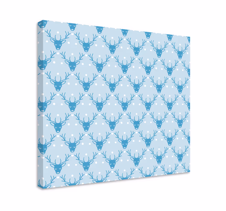 Tableau cerfs motif de cerf d'hiver - TenStickers