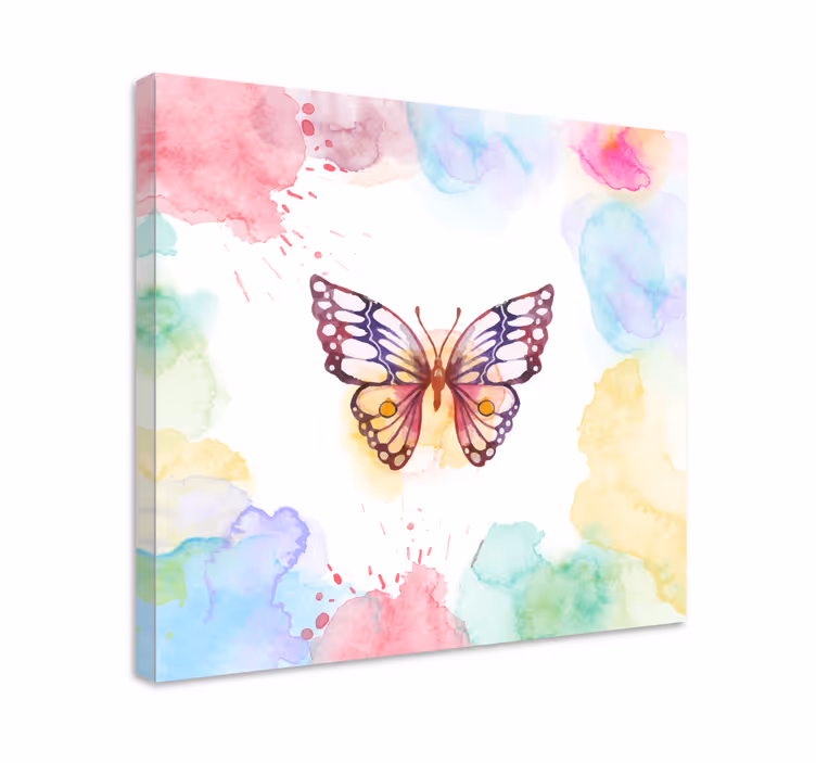 Tableau papillons envol artistique - TenStickers
