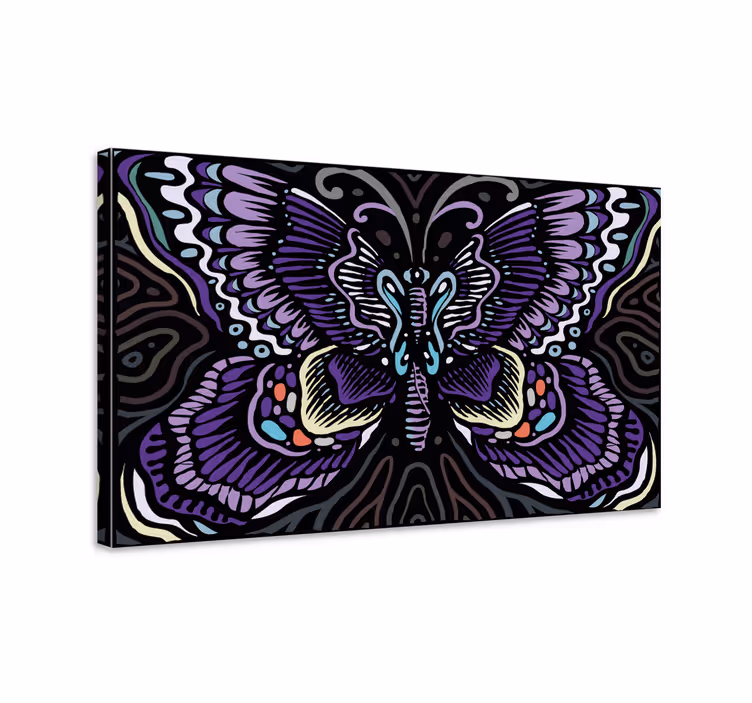 Tableau papillons design complexe et élégant - TenStickers