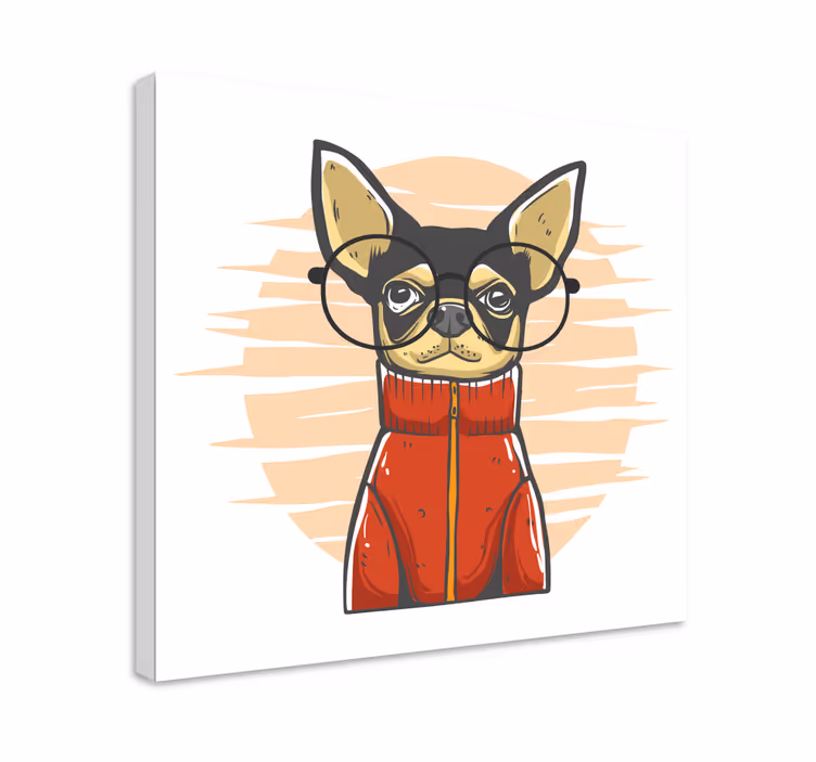 Tableau chiens portrait élégant - TenStickers