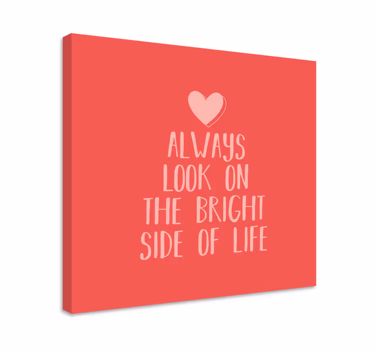 Tableau citation message d'optimisme positif - TenStickers