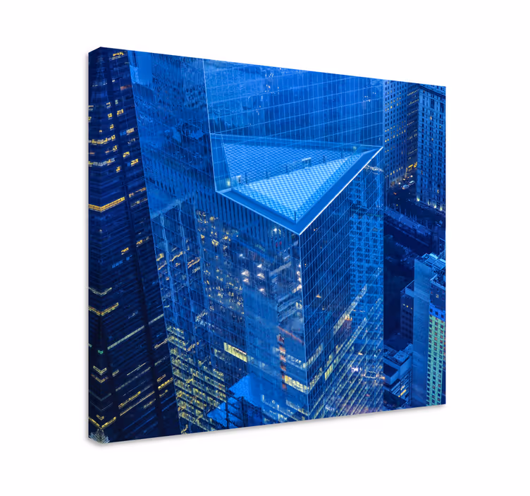 Tableau villes et pays architecture urbaine moderne - TenStickers