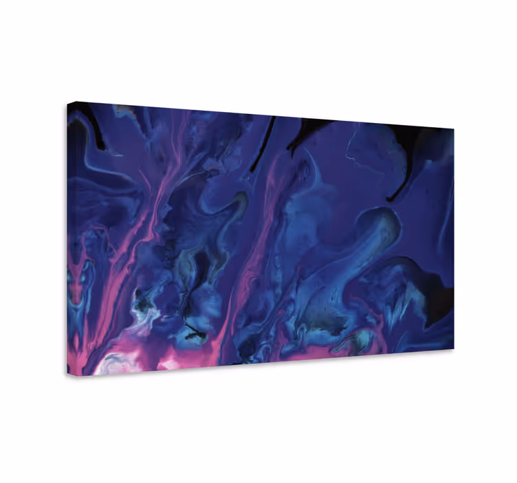 Tableau moderne Dégradé violet et bleu - TenStickers