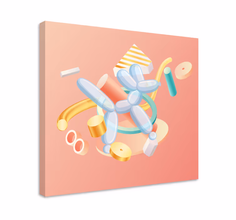 Tableau fruits formes d'animaux en ballon - TenStickers