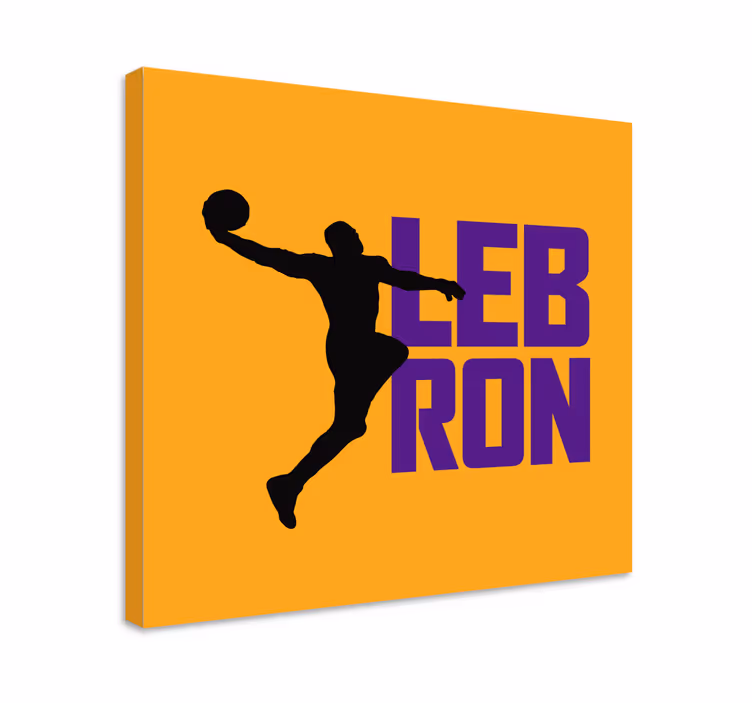 Tableau sports joueur de basketball dynamique - TenStickers