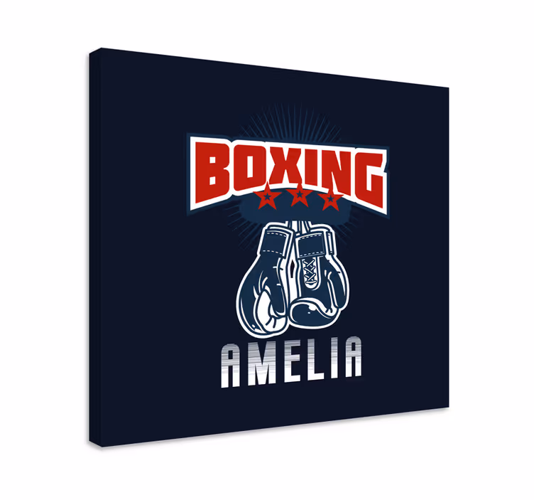 Tableau sports gant de boxe Émblem - TenStickers