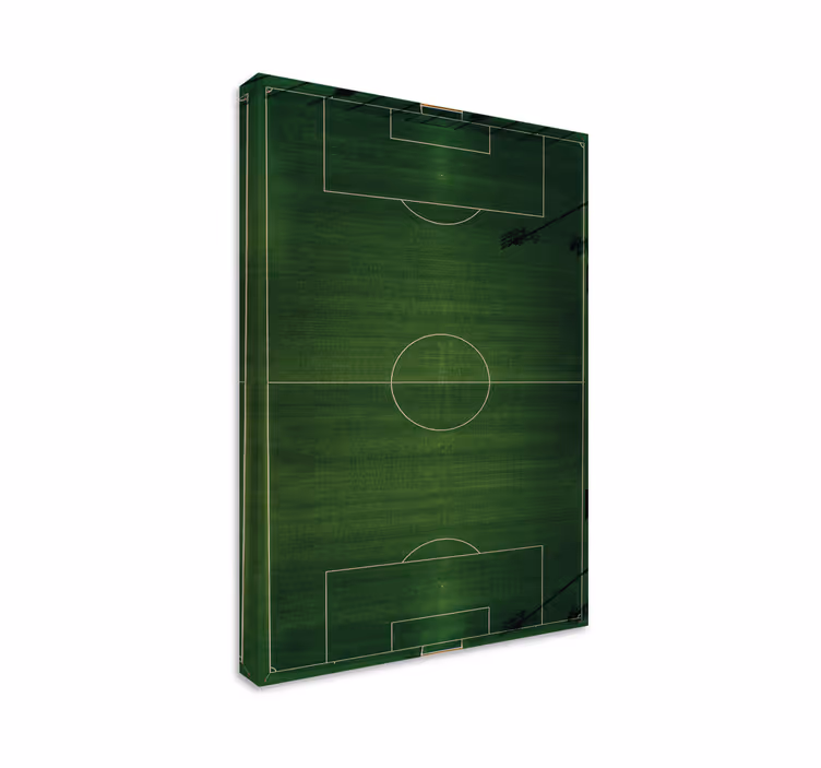 Tableau sports vue d'ensemble du terrain de football - TenStickers