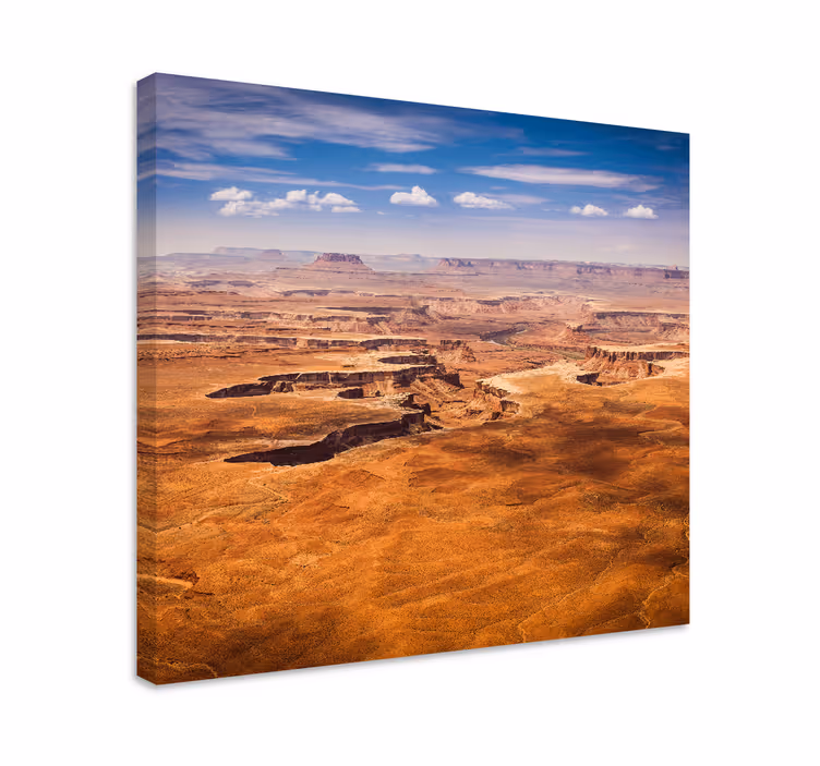 Tableau paysage vue sur le canyon du désert - TenStickers