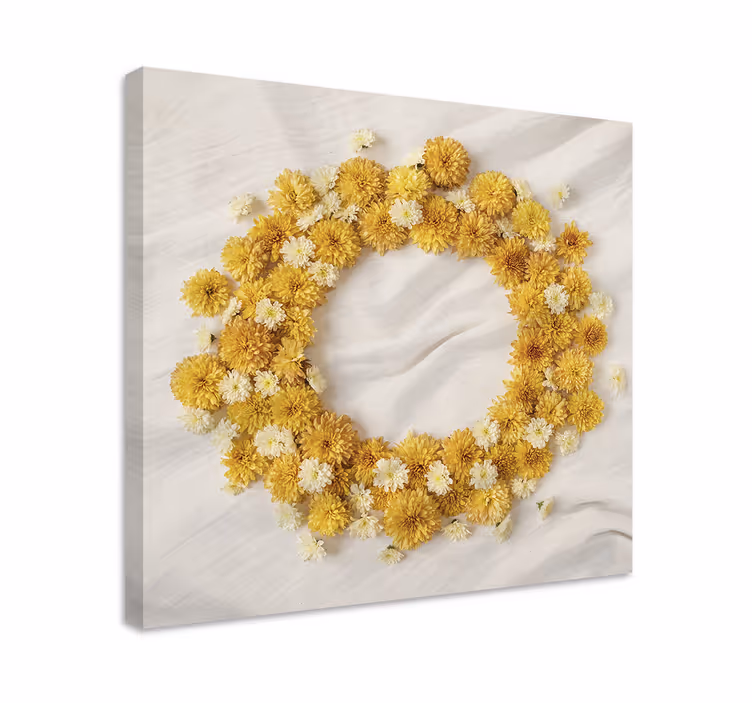 Tableau fleurs et plantes couronne florale - TenStickers