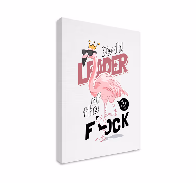 Tableau chiens chef de style flamant - TenStickers