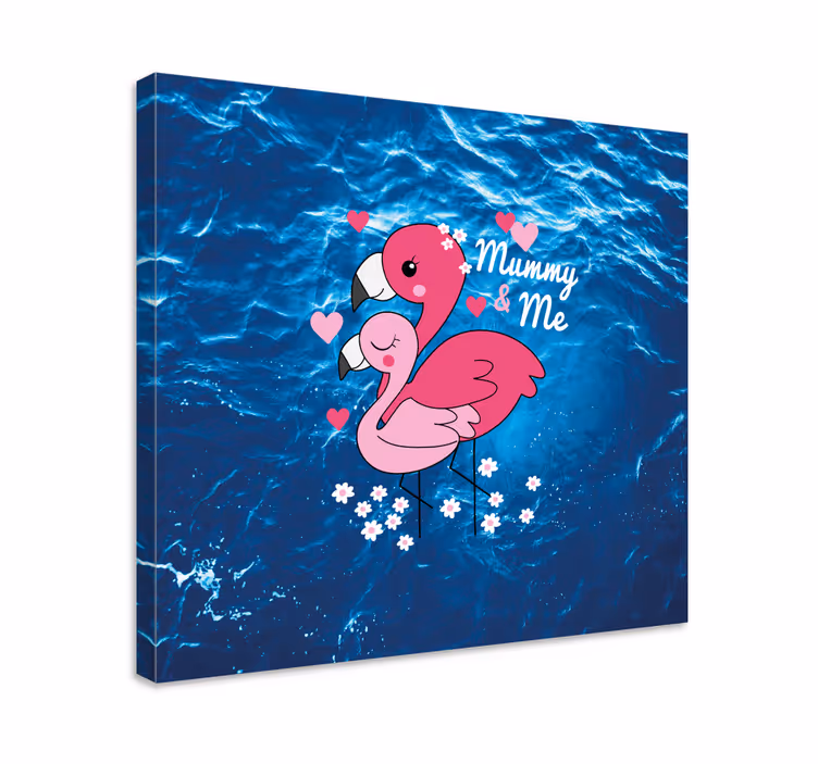 Tableau animaux oiseaux d'amour - TenStickers