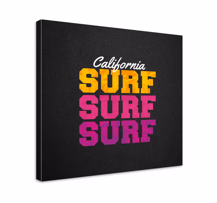 Tableau sports style de surf californien - TenStickers