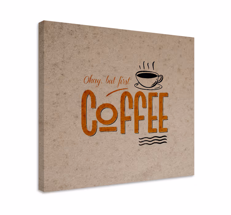 Tableau citation café motivationnelle - TenStickers