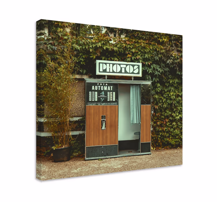 Cadre jeux vidéo photomaton vintage - TenStickers