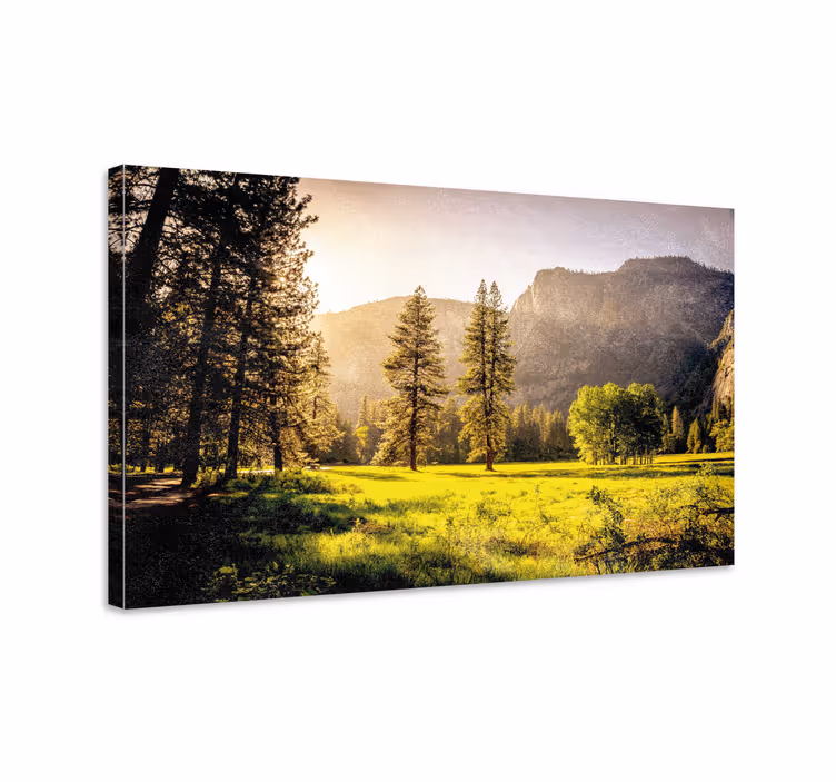 Tableau paysage montagnes majestueuses - TenStickers