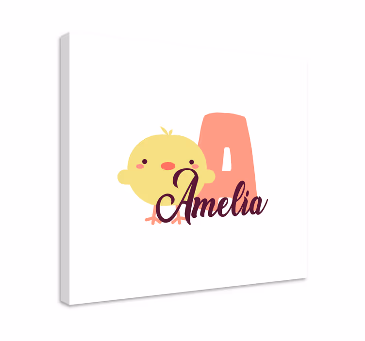 Tableau bébé design de poussin mignon - TenStickers