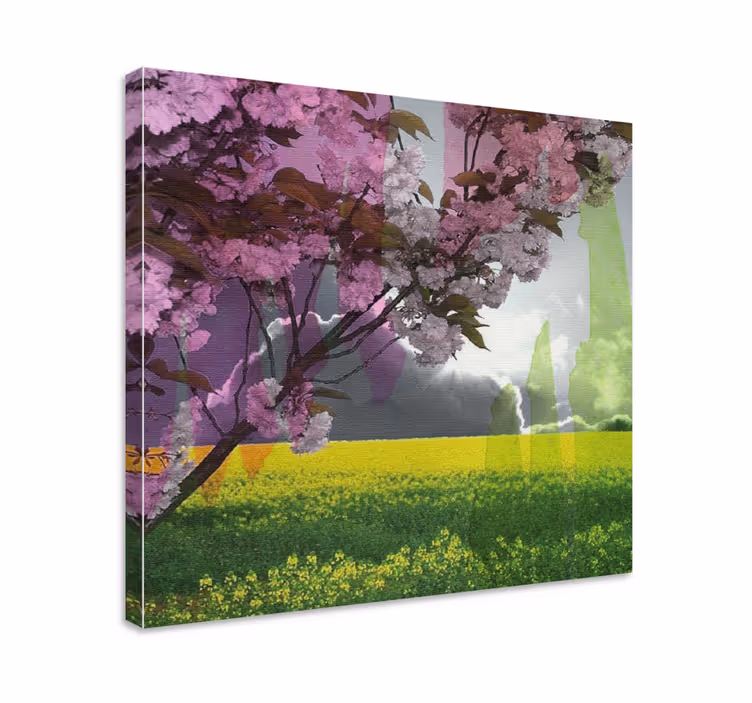 Tableau fleurs et plantes scène florale épanouie - TenStickers