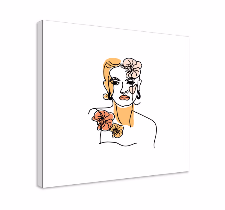 Tableau art portrait en ligne - TenStickers