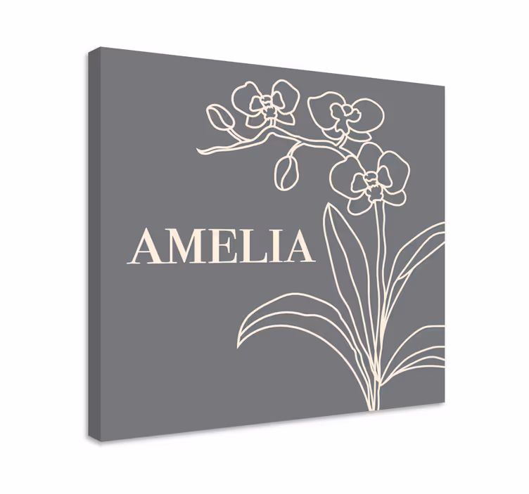 Tableau fleurs et plantes design floral élégant - TenStickers