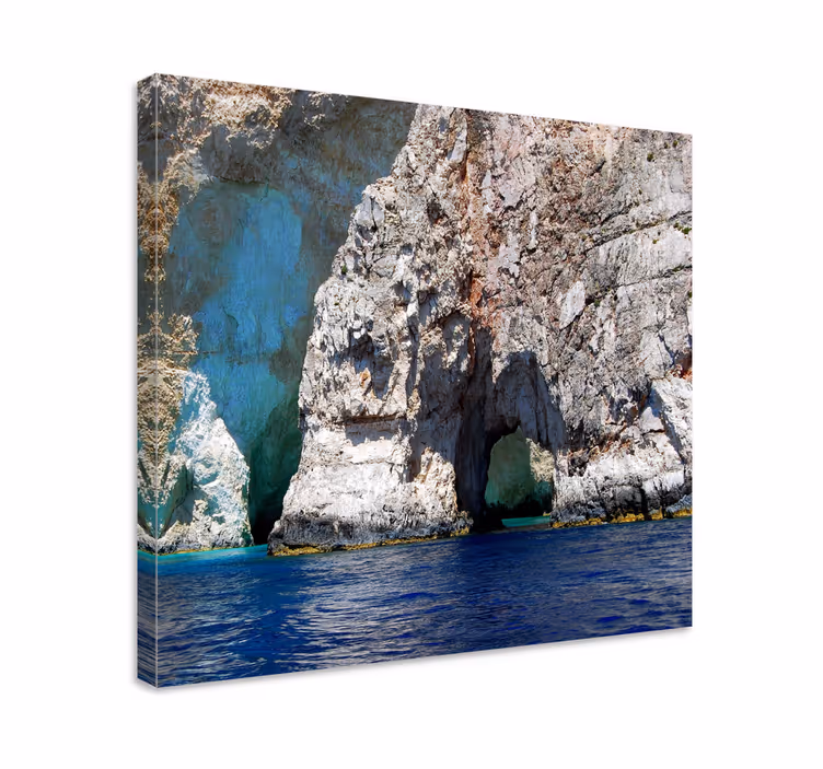 Tableau paysage formation rocheuse côtière - TenStickers