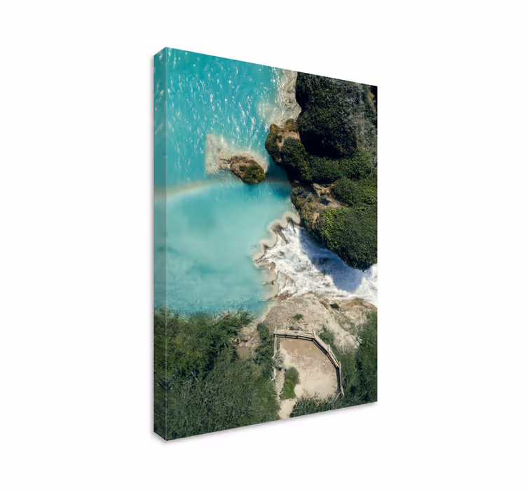 Tableau paysage sérénité côtière - TenStickers