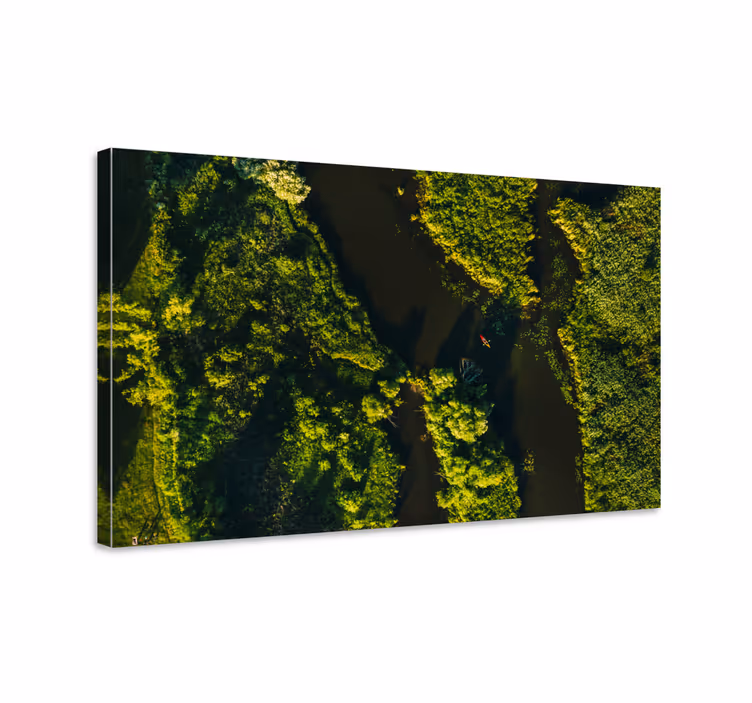 Tableau paysage rivière paisible - TenStickers