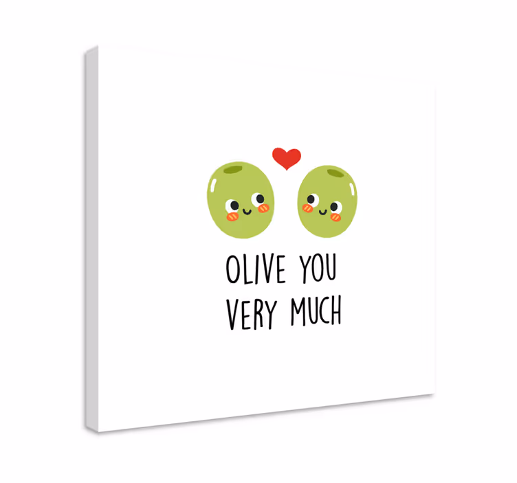 Tableau motivation olive toi et moi - TenStickers